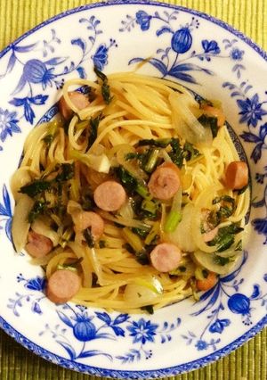 冬にぴったり！大根葉パスタ-レシピのメイン写真