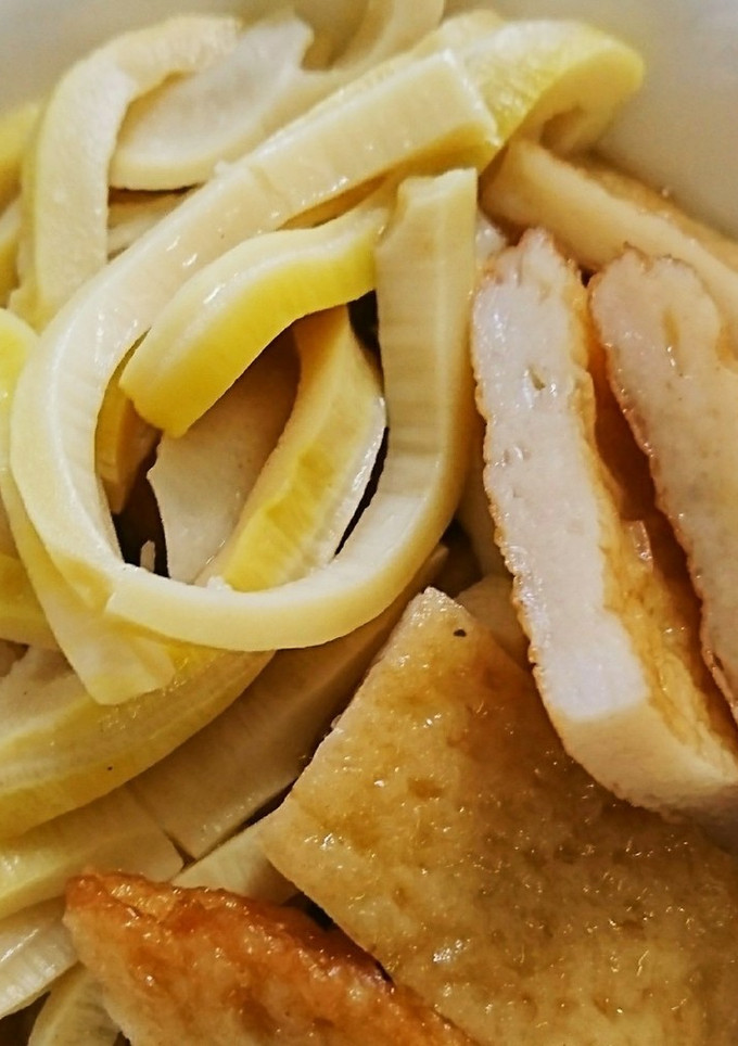 かまぼことタケノコの煮物-レシピのメイン写真