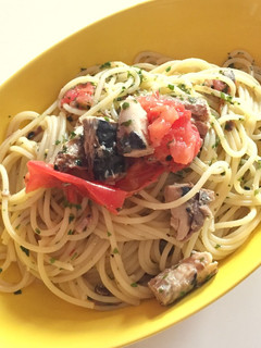 簡単☆サバ缶トマトパスタ-レシピのメイン写真