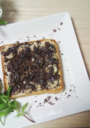 材料３つで！チョコバナナパン-レシピのメイン写真