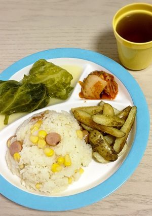 *コーン×ウインナー×ピラフ風混ぜご飯*-レシピのメイン写真