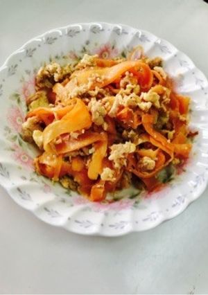 家庭の味♪人参しりしり〜-レシピのメイン写真