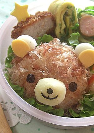 ふわふわクマちゃん　キャラ弁-レシピのメイン写真