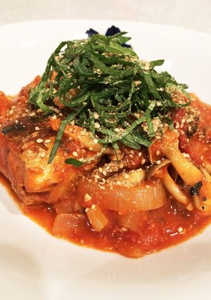 ダイエットにも◎栄養満点サバ缶のトマト煮-レシピのメイン写真