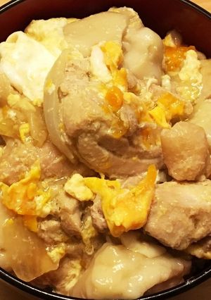 胡麻豆腐入り！？親子丼-レシピのメイン写真