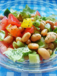 健康オイルで和える♪豆と野菜のサラダ-レシピのメイン写真