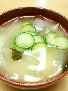 昨夜のお味噌汁 DE 冷汁-レシピのメイン写真