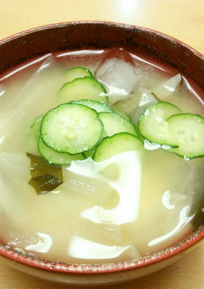 昨夜のお味噌汁 DE 冷汁-レシピのメイン写真