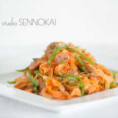 รูปของ 絶品！人参パスタのナポリタン風