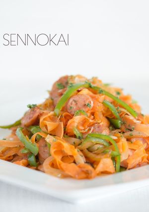 絶品!人参パスタのナポリタン風-レシピのメイン写真