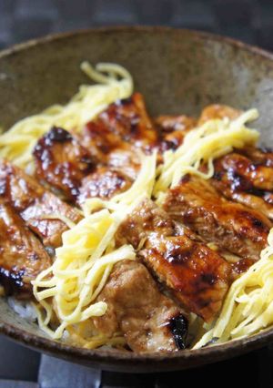 豚かば丼-レシピのメイン写真