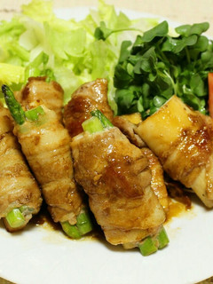 簡単♪美味しい♪長芋とアスパラの豚肉巻き-レシピのメイン写真