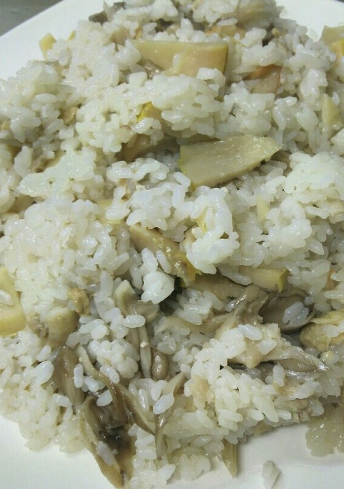 タケノコとまいたけの白だし混ぜご飯-レシピのメイン写真