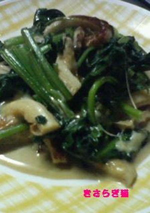 ほうれん草とちくわのチーズ炒め-レシピのメイン写真