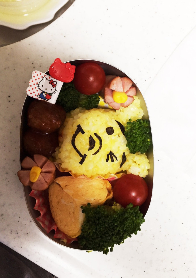 娘ちゃんリクエスト♥プーさんお弁当-レシピのメイン写真