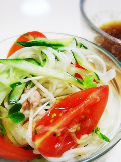 ご飯が足りない時のお助けサラダ素麺☆-レシピのメイン写真