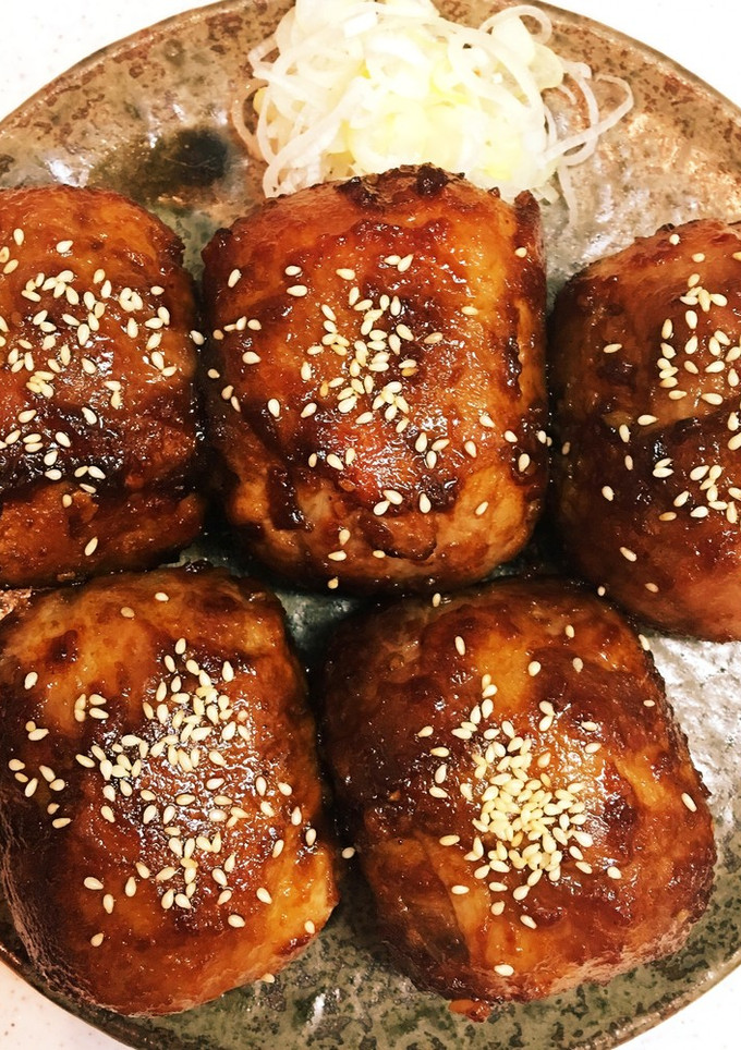 ＊肉巻きおにぎり〜焼肉のたれ使用〜＊-レシピのメイン写真