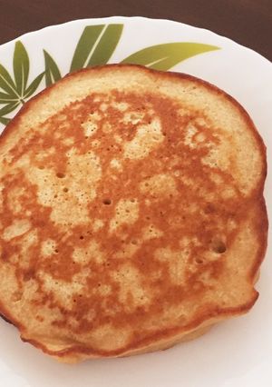 中力粉のバナナ豆乳ホットケーキ(卵なし)-レシピのメイン写真