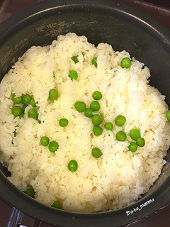 緑の グリンピースご飯-レシピのメイン写真