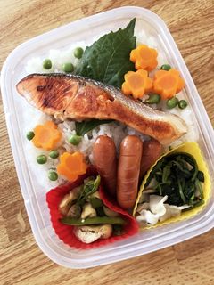 旦那さん弁当♡お花見風-レシピのメイン写真