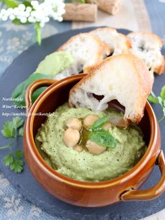 ひよこ豆とバジルのディップ-レシピのメイン写真