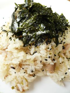 松茸の味お吸いものとツナの炊き込みごはん-レシピのメイン写真