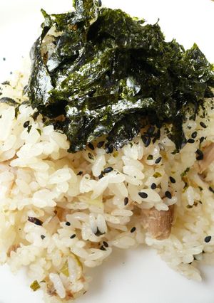 松茸の味お吸いものとツナの炊き込みごはん-レシピのメイン写真
