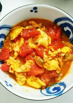 トマトとあさりの卵炒め カレー味-レシピのメイン写真