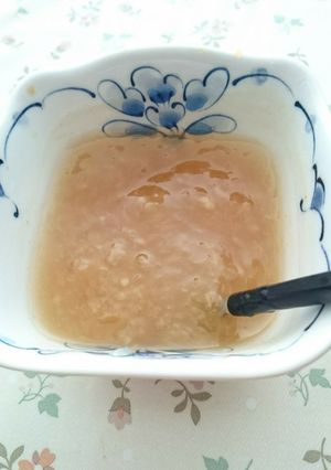 離乳食初期6ヶ月★りんごのくず湯★-レシピのメイン写真