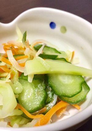 簡単もう一品！色々野菜の酢の物-レシピのメイン写真