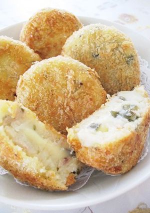 昆布とツナのチーズ入りコロッケ-レシピのメイン写真