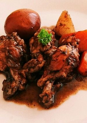手羽元のバルサミコ煮込み-レシピのメイン写真