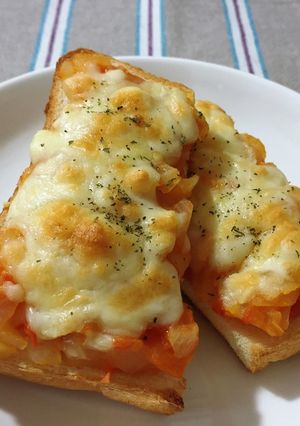 香ばしくて食欲up！ピザトースト-レシピのメイン写真