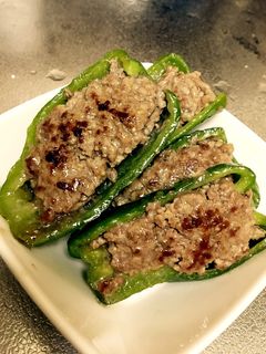 超簡単 ピーマンの肉詰め-レシピのメイン写真