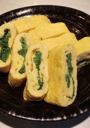 【京都丹波】ピリッと辛いわさび菜入出し巻-レシピのメイン写真