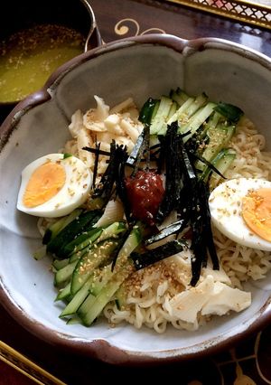 サッポロ一番塩ラーメンでさっぱりつけ麺♪-レシピのメイン写真