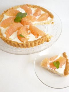 グレープフルーツチーズタルト-レシピのメイン写真