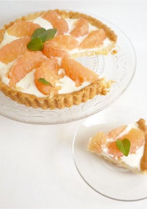 グレープフルーツチーズタルト-レシピのメイン写真