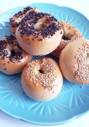 胡麻たっぷり　セサミベーグル-レシピのメイン写真