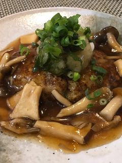 和風ハンバーグのあんかけソース-レシピのメイン写真