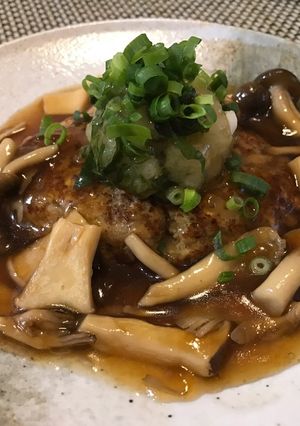 和風ハンバーグのあんかけソース-レシピのメイン写真