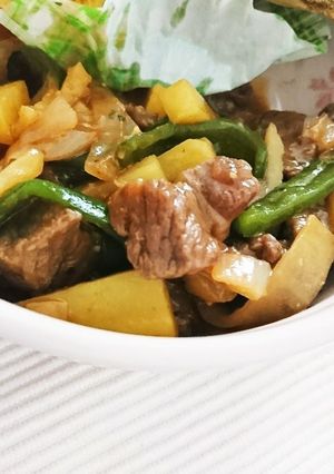 牛肉と野菜のケチャップ炒め-レシピのメイン写真