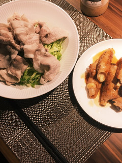 豚しゃぶサラダと豚肉エリンギ巻-レシピのメイン写真
