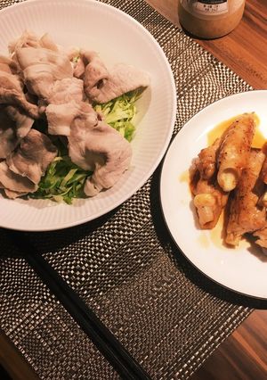 豚しゃぶサラダと豚肉エリンギ巻-レシピのメイン写真
