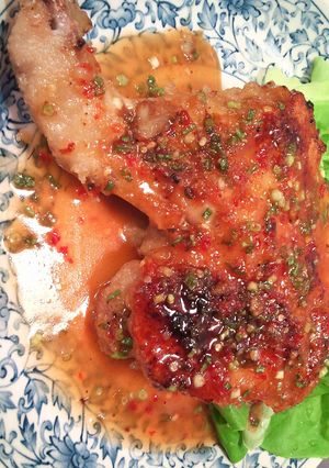 地鶏もも肉の✨甘酢辛焼き-レシピのメイン写真