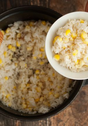 甘い幸せご飯♪とうもろこしご飯-レシピのメイン写真