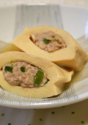 高野豆腐に肉詰め♪煮物でも大満足！-レシピのメイン写真