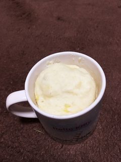 5分でできる!マグカップでバナナケーキ!-レシピのメイン写真