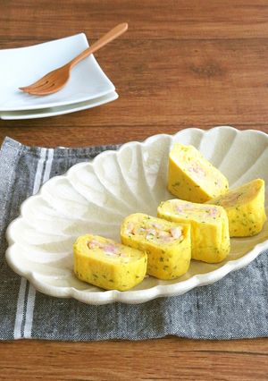 ベーコンとチーズの卵焼き☆お弁当に♪-レシピのメイン写真