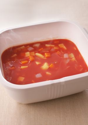 かんたんミネストローネ【レンジで4分】-レシピのメイン写真